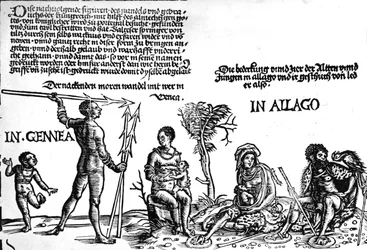 Der Kunig von Gutzin, stampa realizzata da Georg Glockendon, 1511